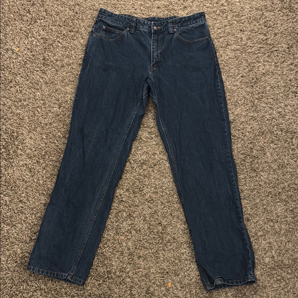 Duluth Trading Co Men's Deep Indigo Straight Jeans